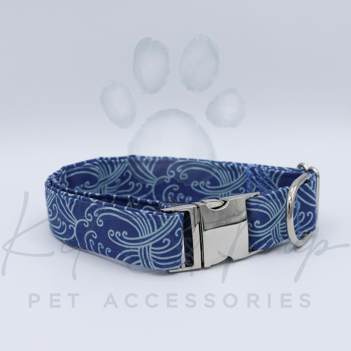 Gnarly Waves Pet Collar