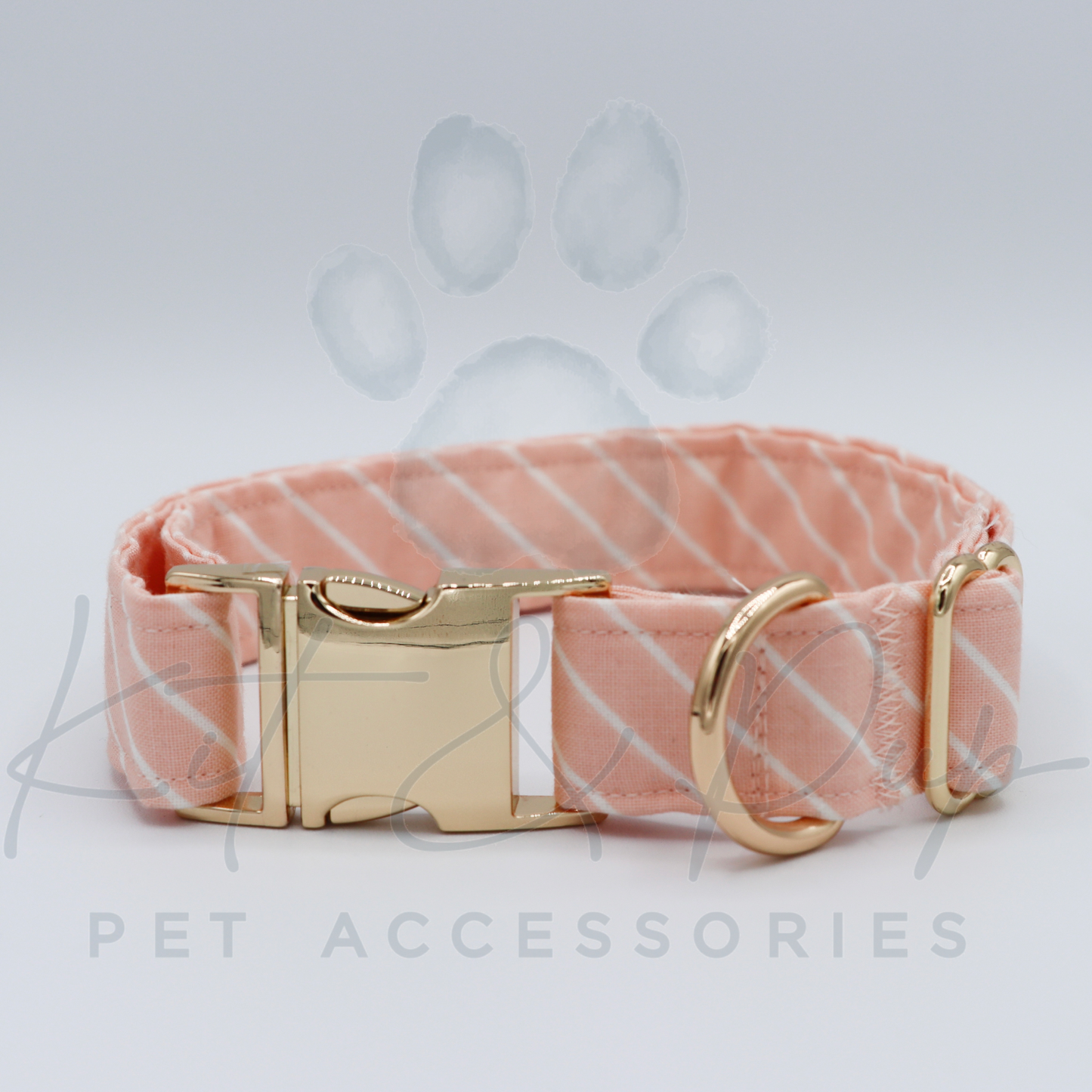 Blushing Stripe Pet Collar