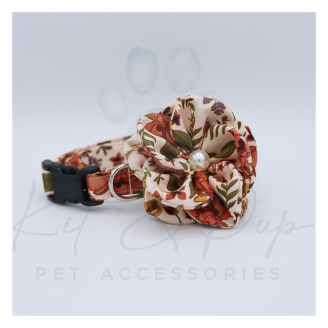 Sweet Blossoms Flower Pet Collar