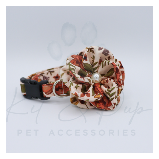 Sweet Blossoms Flower Pet Collar